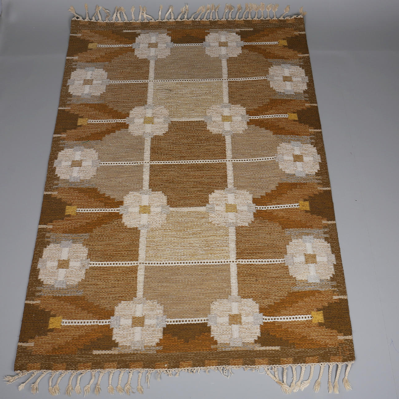 MATTA. Ren ny ull. Röllakan. Axeco, signerad Ingegerd Selow.