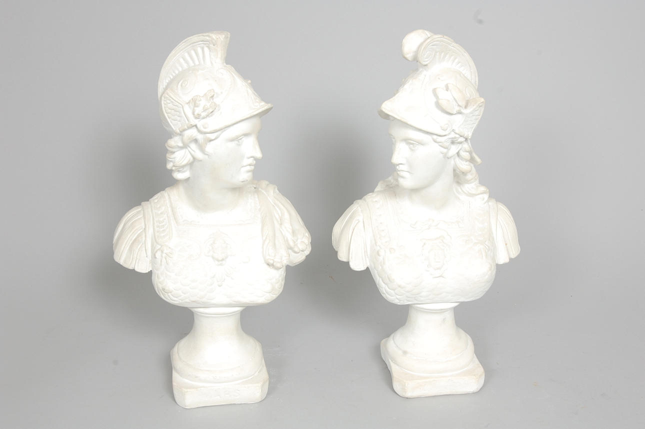 FIGURINER. 1par, gips 1900-talets början.