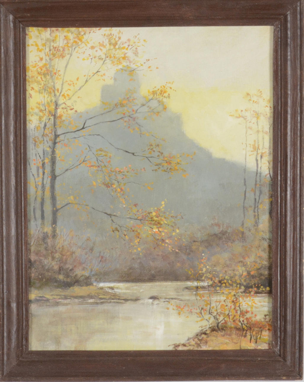 OIDENTIFIERAD POLSK KONSTNÄR. Olja på duk.