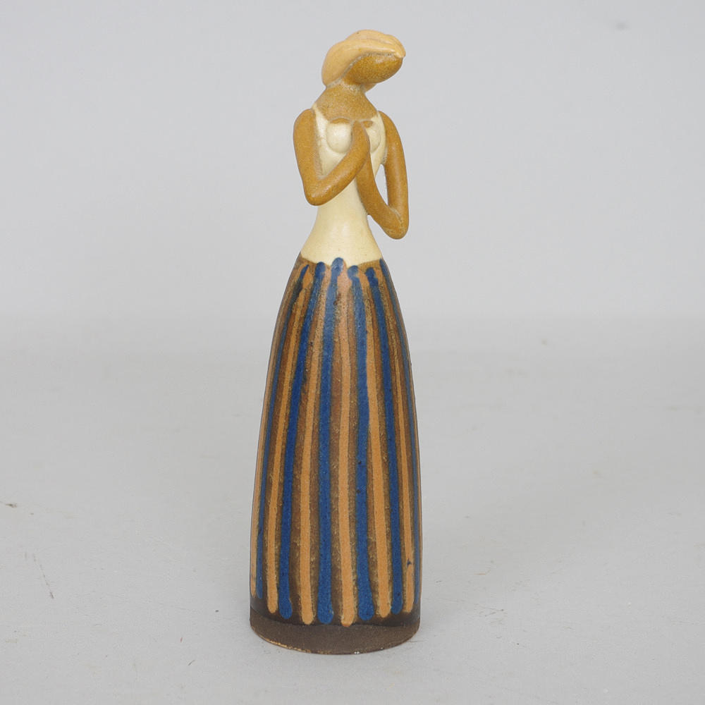 FIGURIN, porslin, "Backafallsflickan", Cay Cedergren.