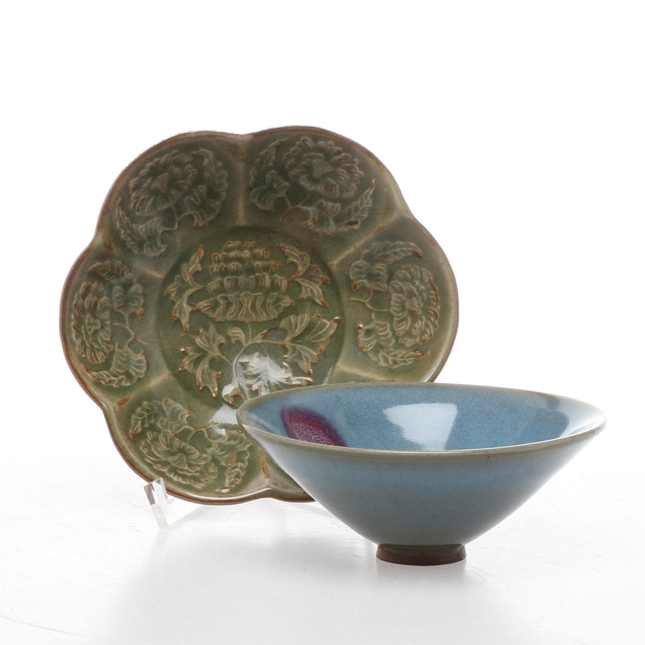 SKÅLAR, 2 st, keranik, Kina.