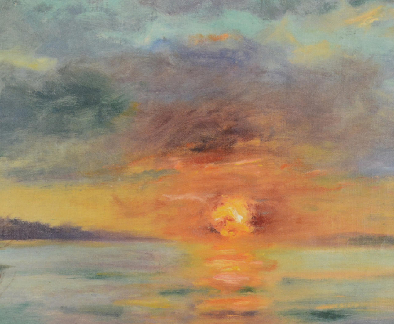 ORLA VALDEMAR BORCH. Öl auf Leinwand.