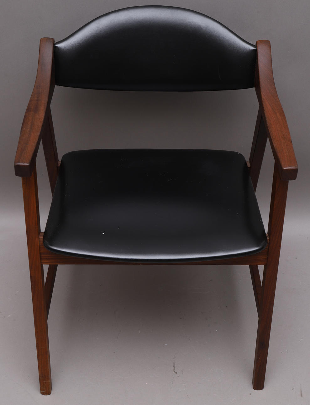 ARNT LANDE. arm chair, Kro chair, teak & skai, Stokke Fabrikker, Norway ...