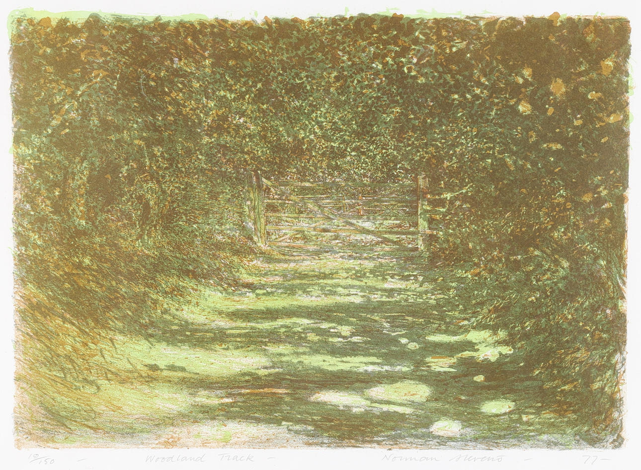 NORMAN STEVENS (1937-1988). Skogsväg.