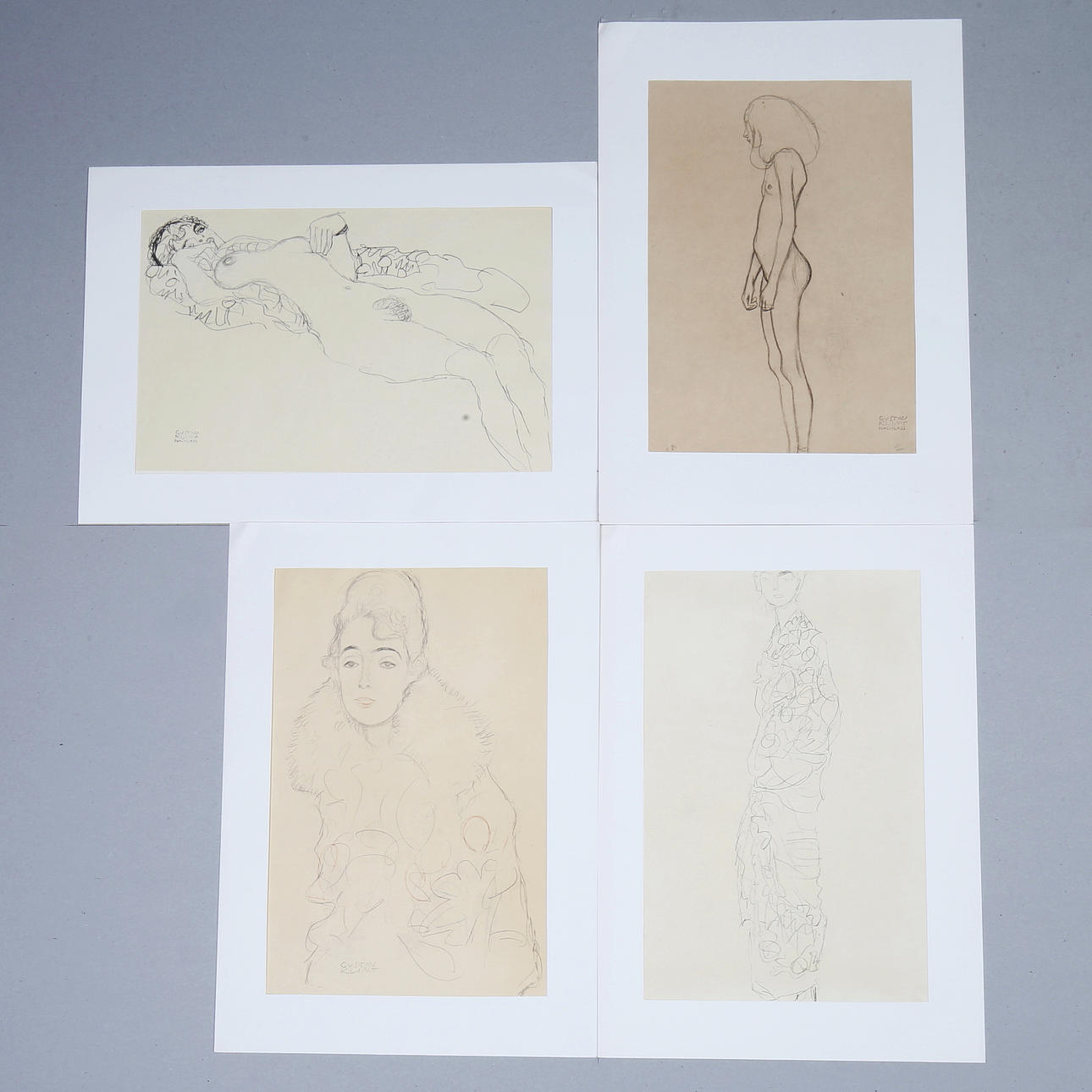 GUSTAV KLIMT. Photolithographs, 25 pcs, 