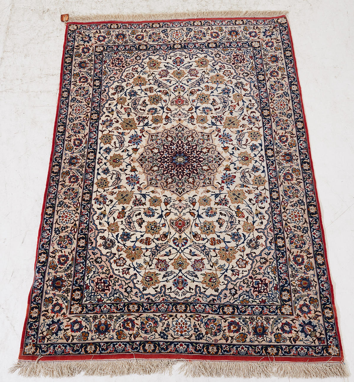 ORIENTALSK TÆPPE, gammelt, Ispahan.