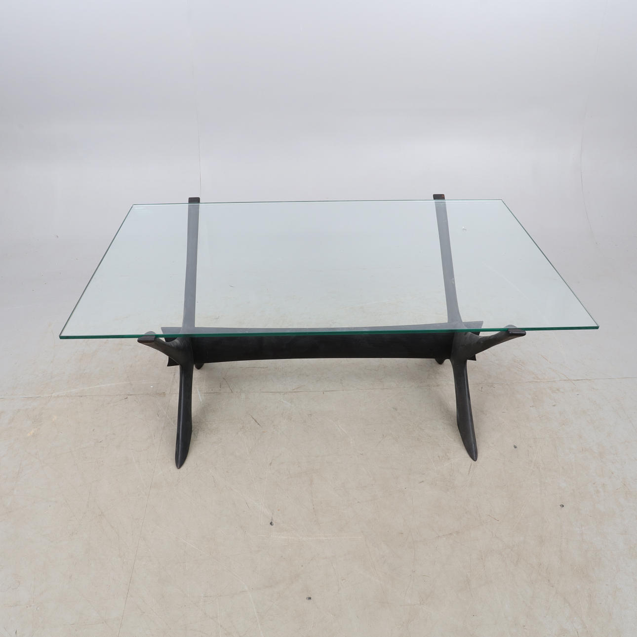 MESA DE CENTRO, Madera/Cristal, Ikea.