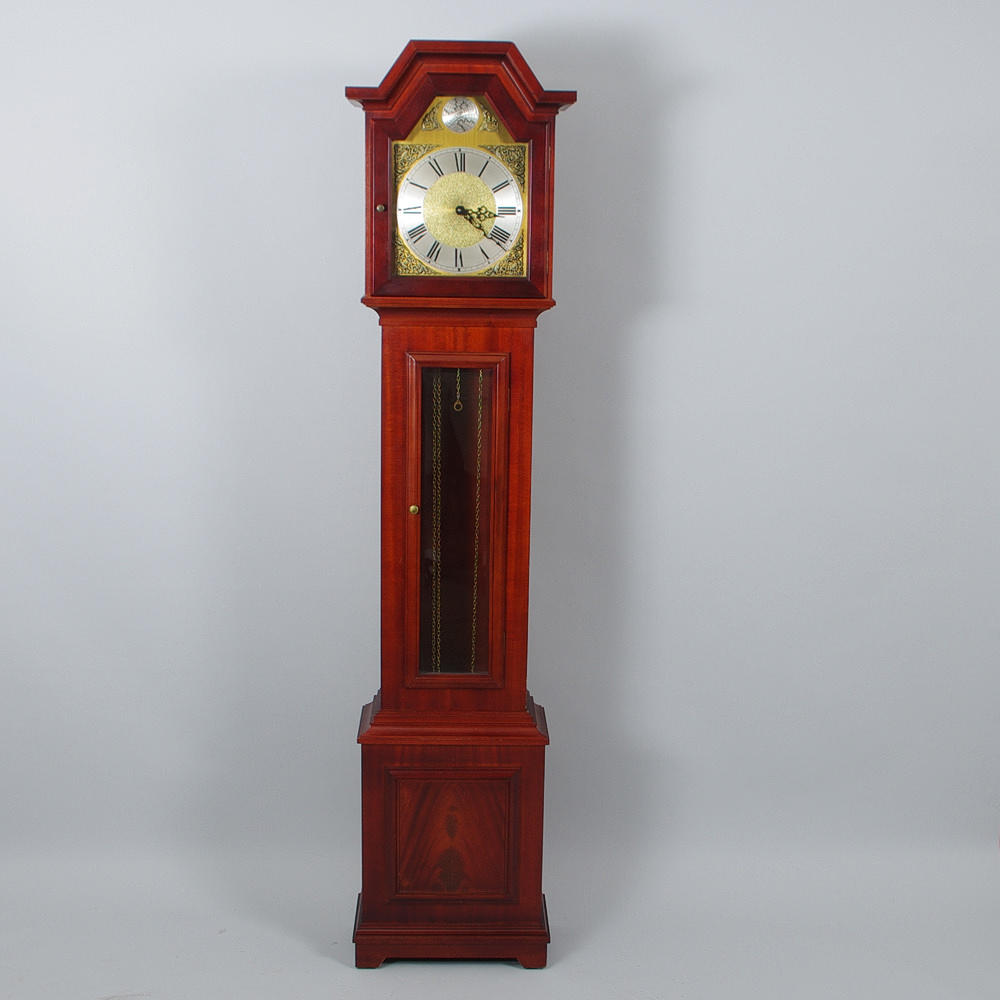 GOLVUR, "Tempus Fugit", mahogny, sent 1900-tal.