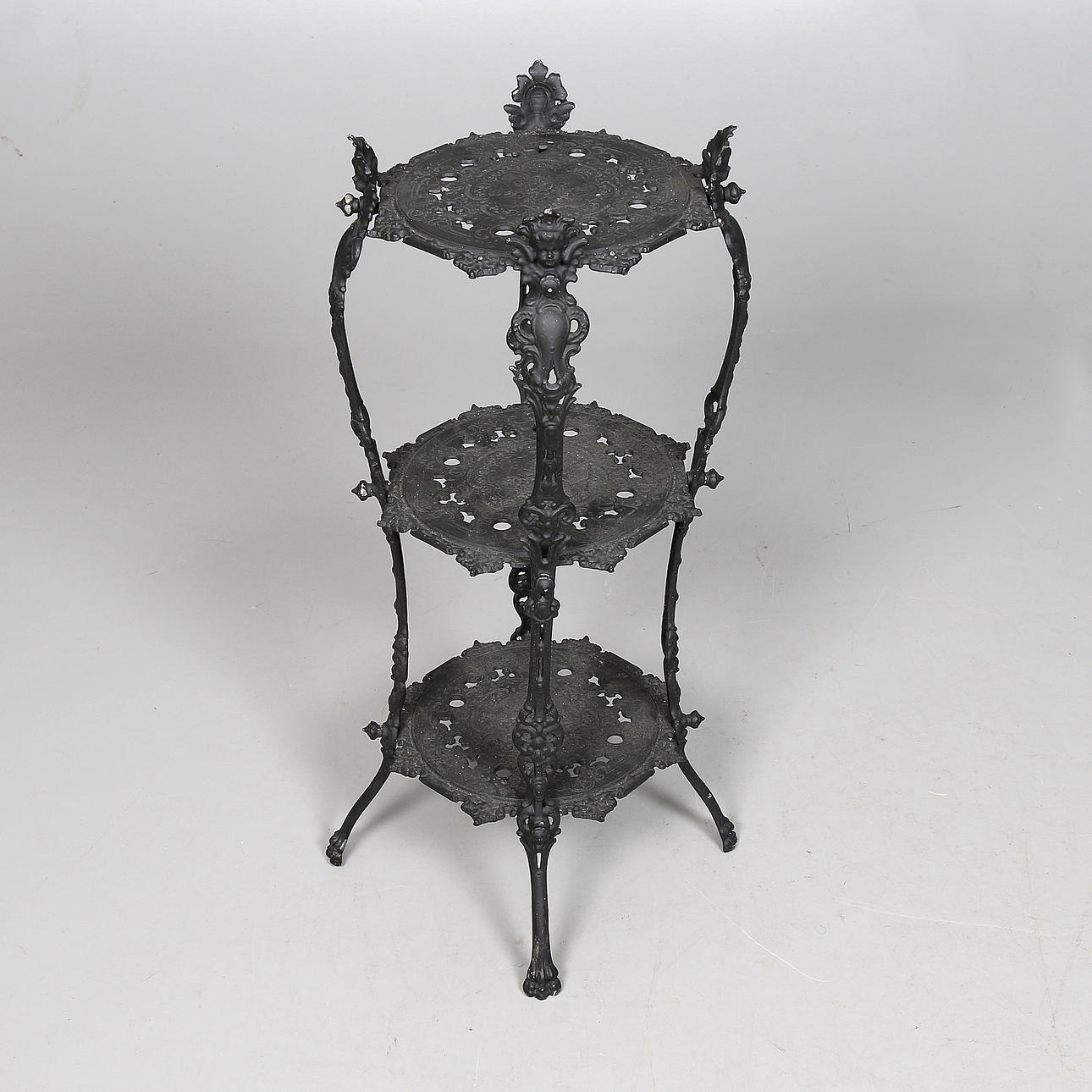 PIEDESTAL, gjutjärn, rokokostil, sekelskiftet 18/1900-tal.