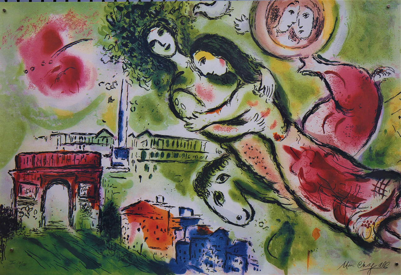 MARC CHAGALL. NACH. Romeo und Julia in Paris.