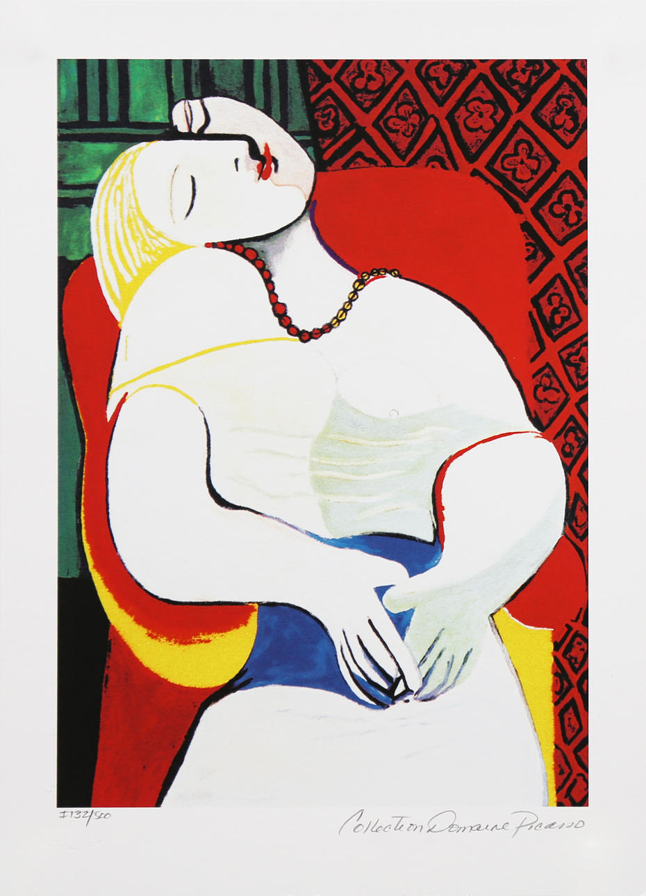 PABLO PICASSO. NACH. "le reve".