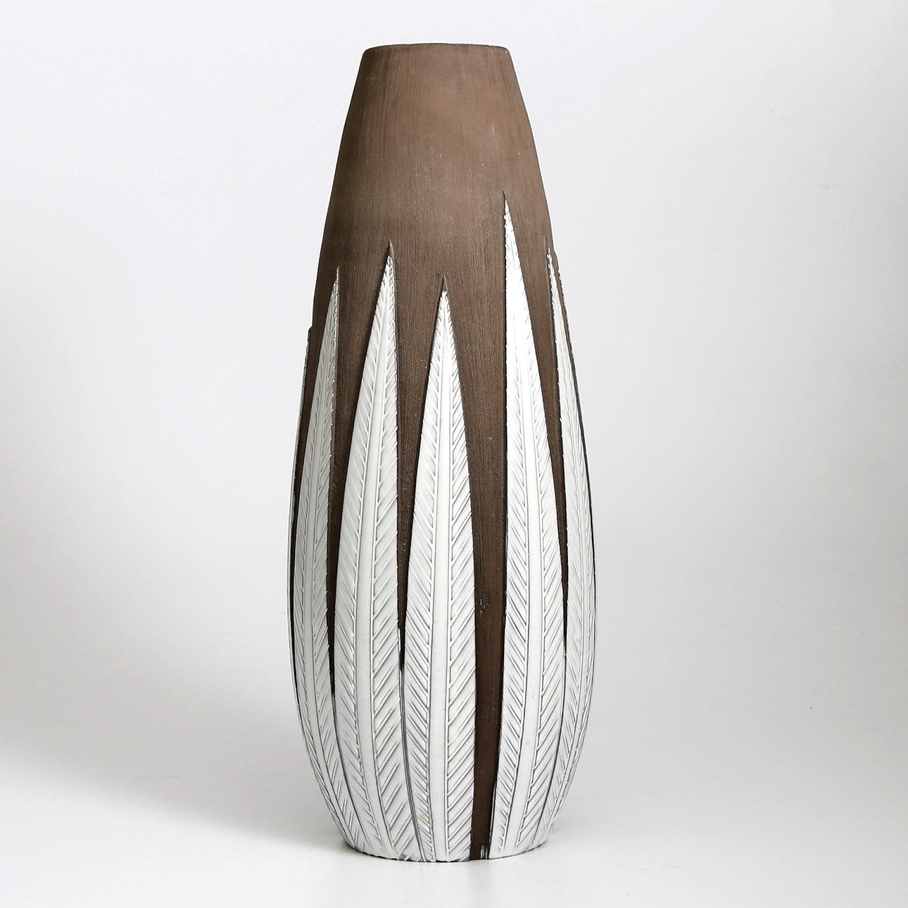 GOLVVAS, stengods, "Paprika", Anna-Lisa Thomson, Upsala Ekeby, 1900-talets mitt.