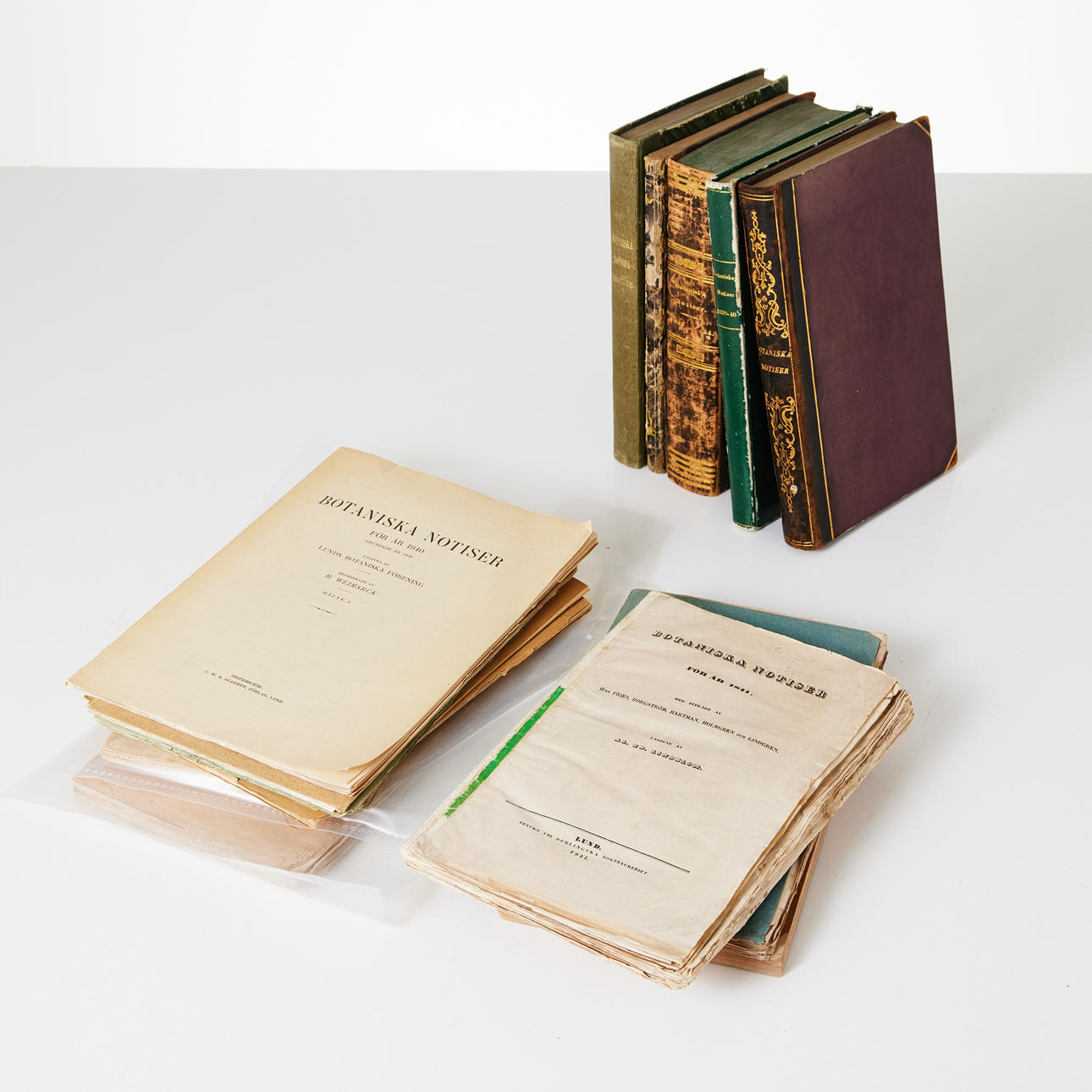 BOTANISKA NOTISER, SPRIDDA ÅRGÅNGAR.