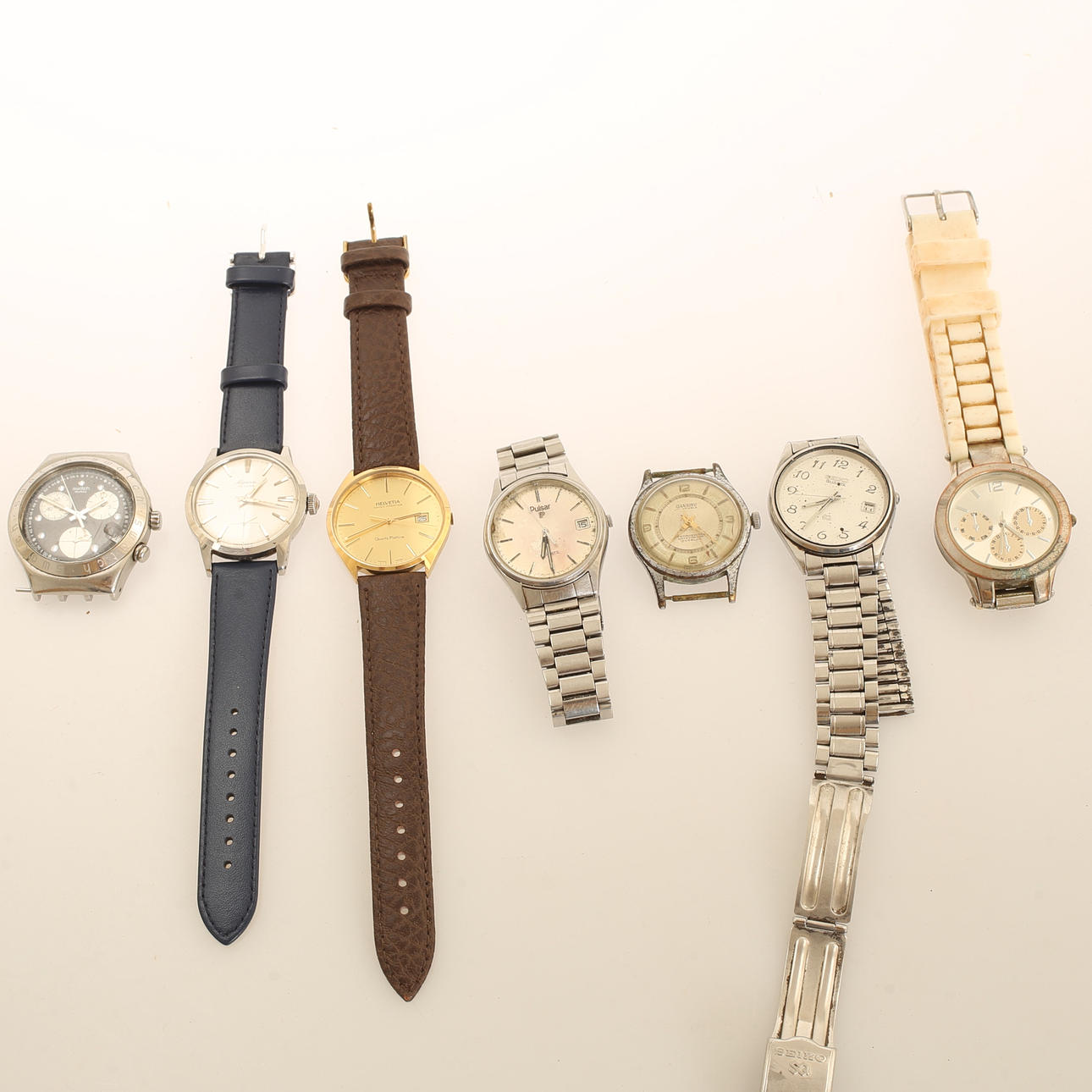MEN'S BRACELETS, 7 pieces.