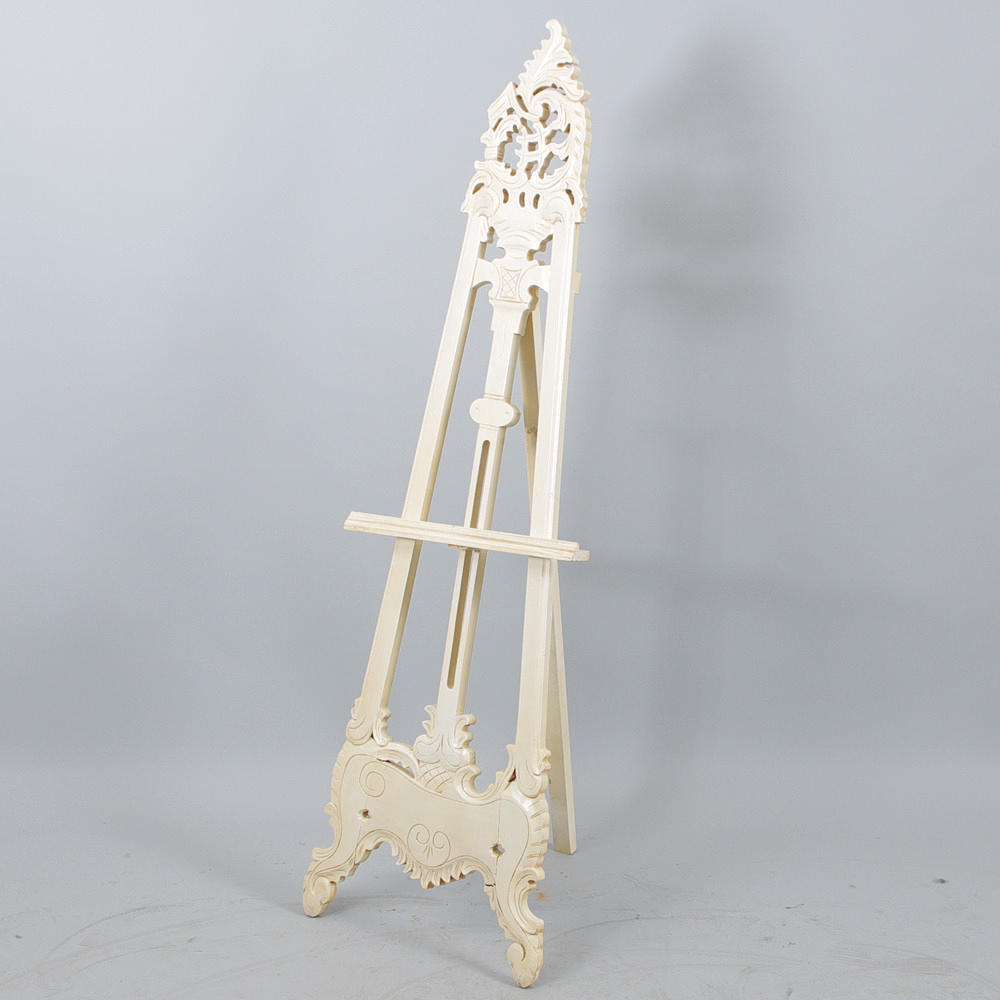 STAFFLI, vitmålat, rokokostil, samtida.