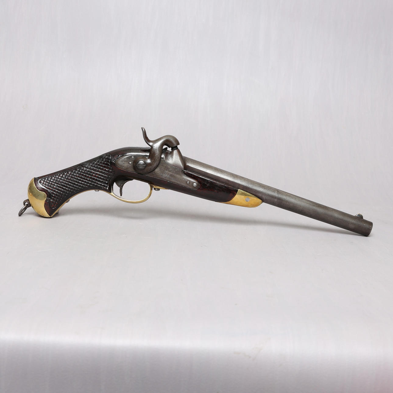 BOILER PISTOL, percussion lock, model 1850.