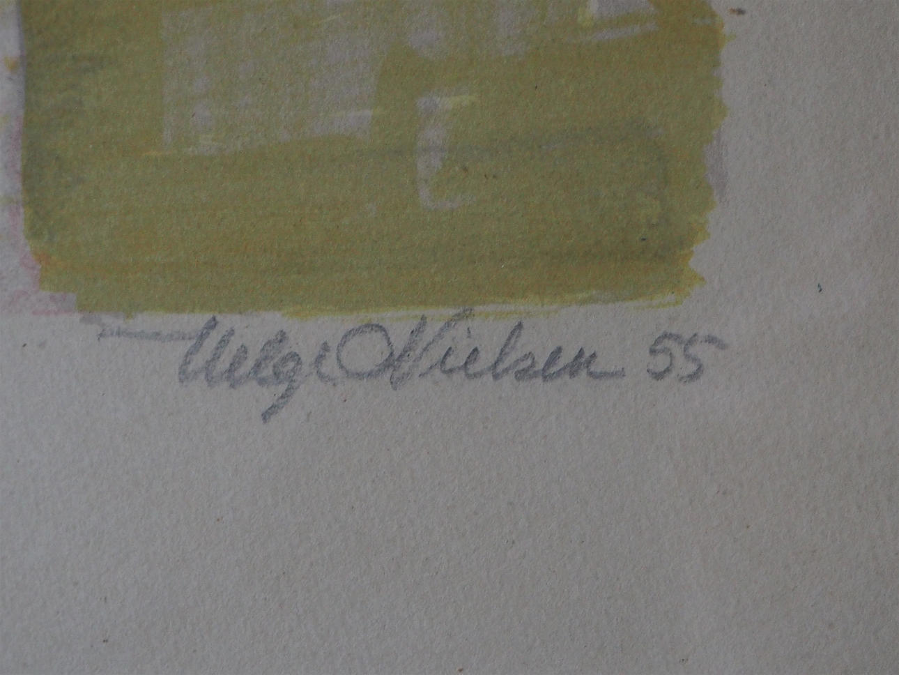 HELGE NILSEN. färglitografi, signerad -55. Konst - Grafik - Auctionet