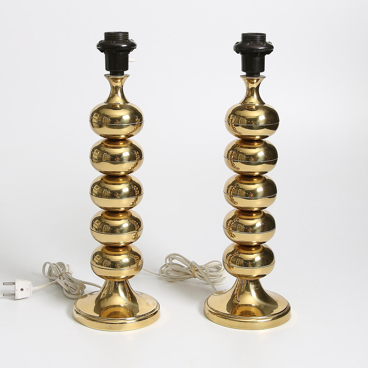 BORDSLAMPOR, ett par, Enco nr 68, 1960-tal.