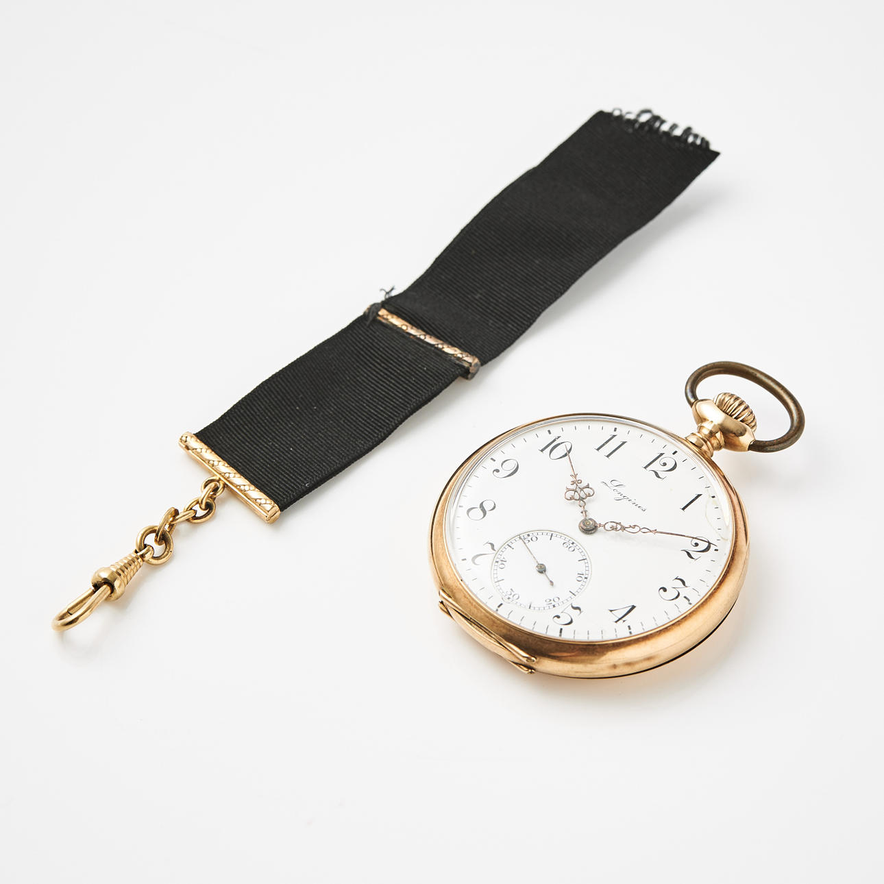 LONGINES, pocket watch, 14k gold, circa 1920.