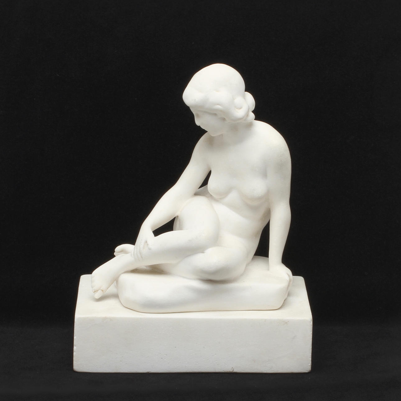 SKULPTUR, gips, märkt Kochendörfer.