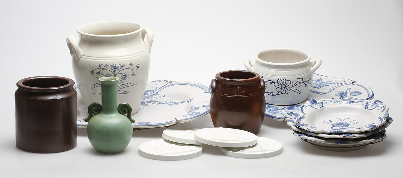 KERAMIK, Bo Fajans, Royal Copenhagen, Arabia med flera.