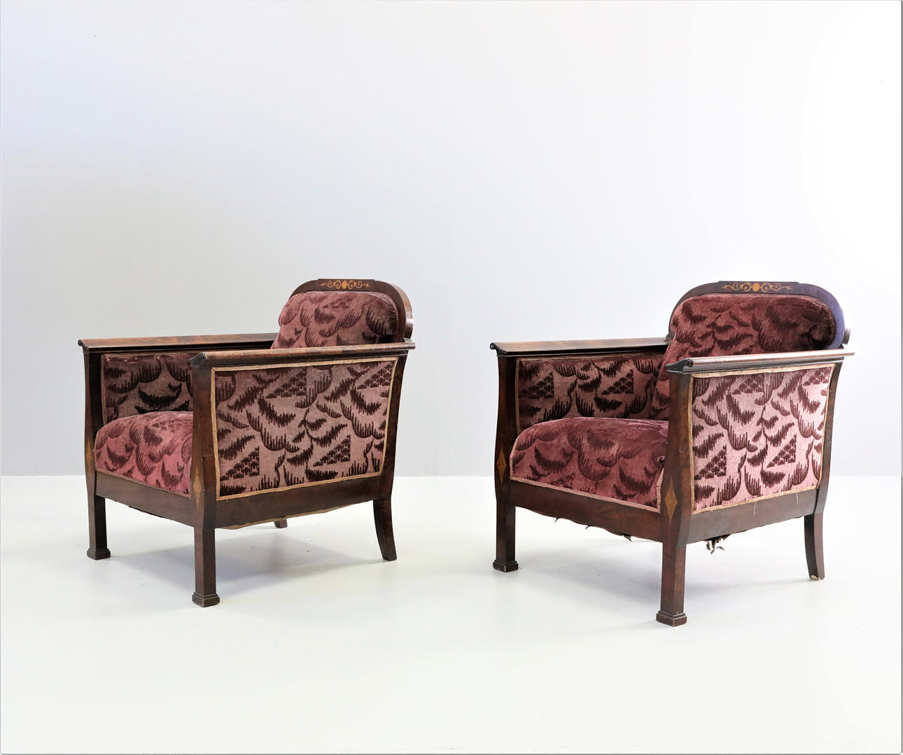 FÅTÖLJER, ett par, Art Decó, 1920/30-tal.