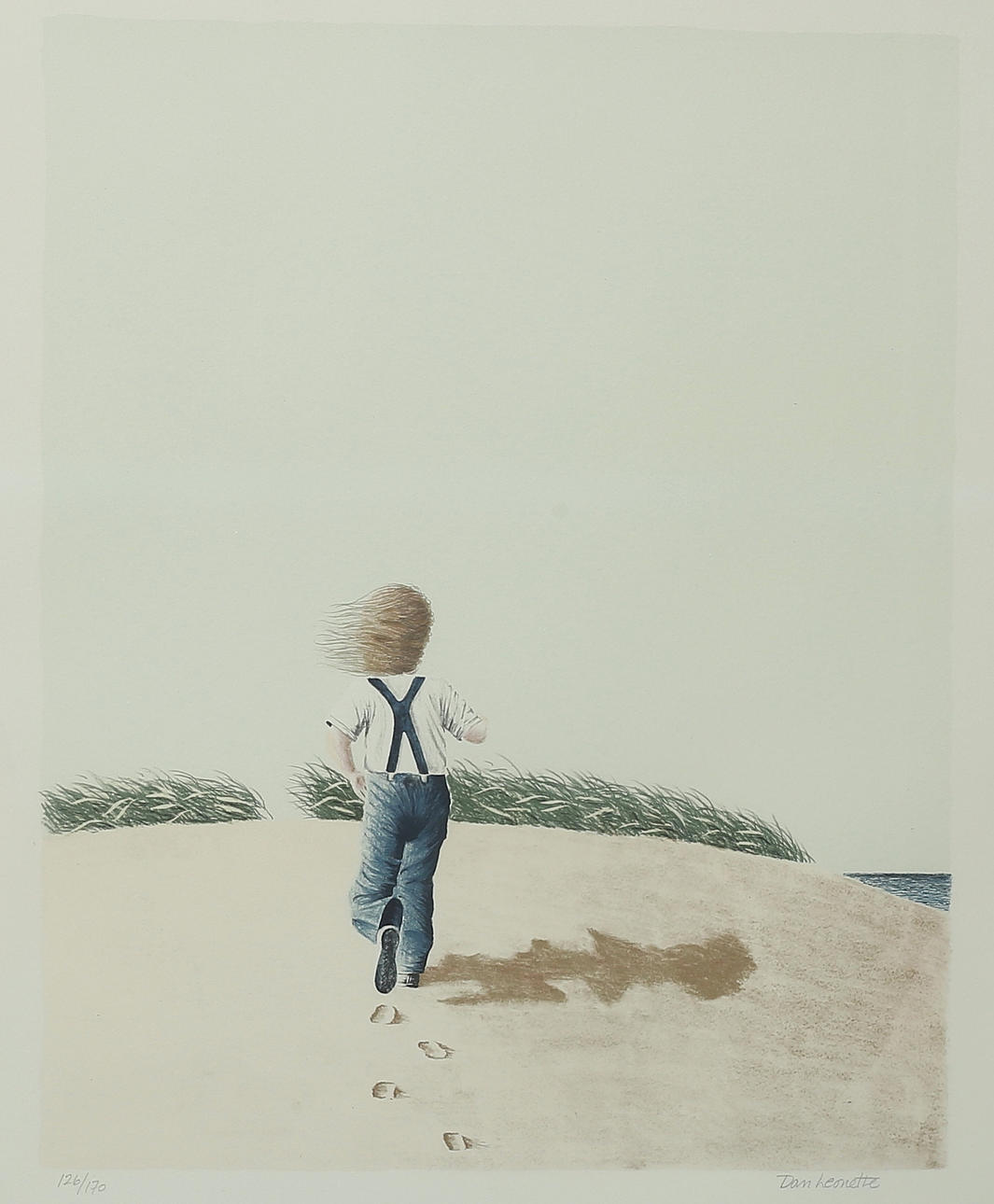 DAN LEONETTE. Lithograph, signed, numbered 126/170.