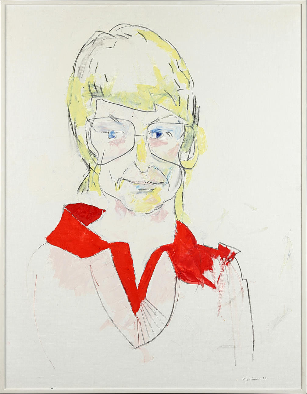 STIG (SLAS) CLAESSON. Porträtt.