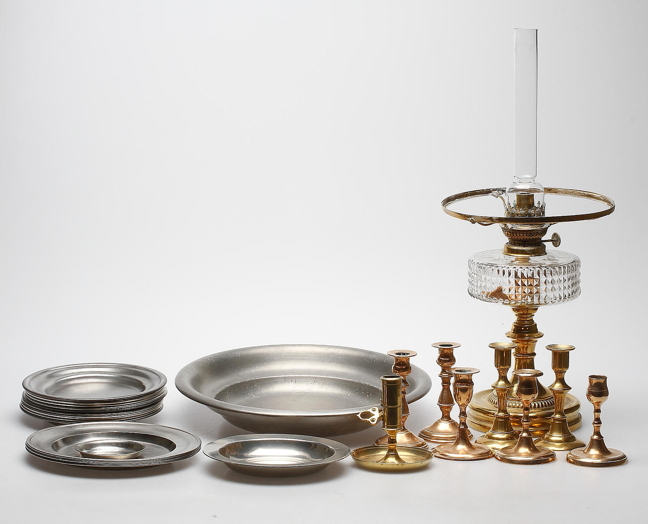 TENN och MÄSSING, 1800-1900-tal.