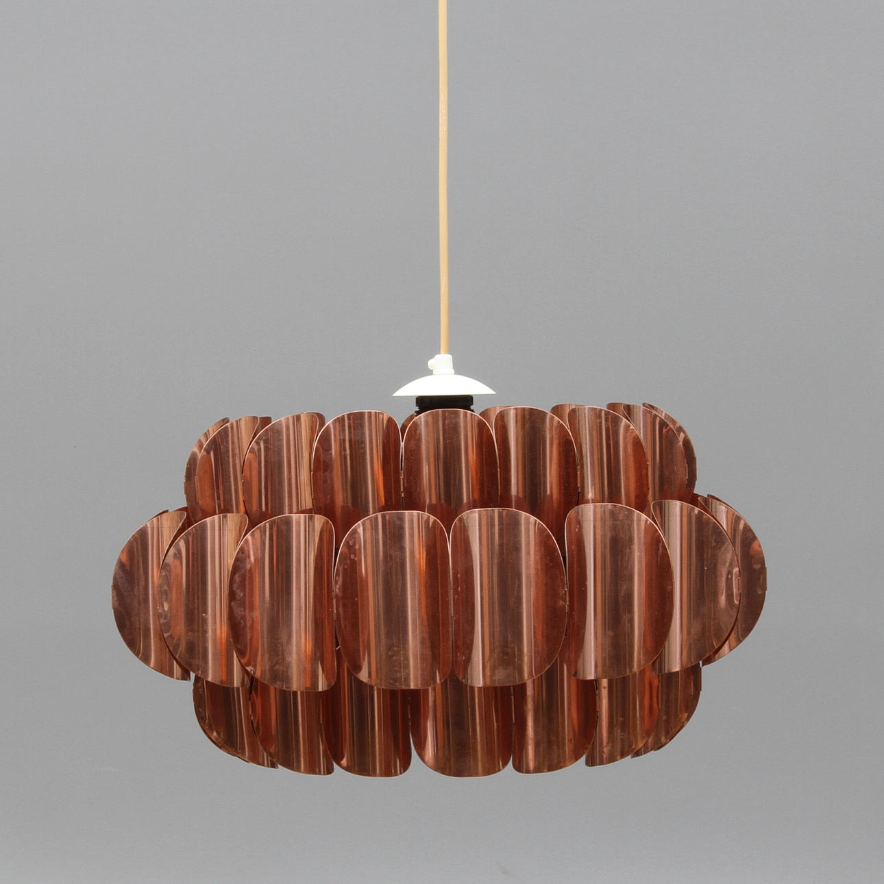 TAKLAMPA, koppar, 1900-talets andra hälft.