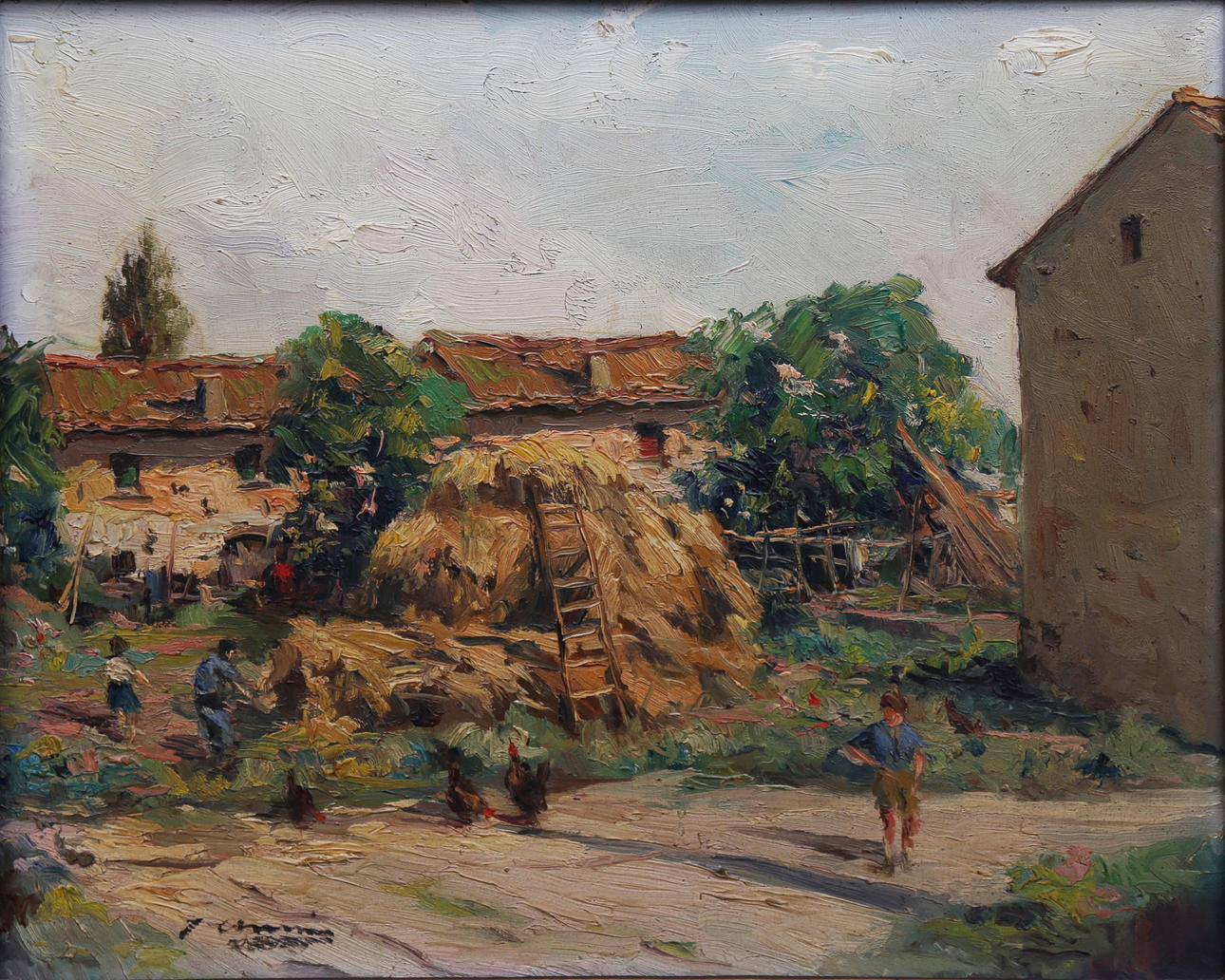 JOAQUÍN ASENSIO. Rural view, Mollet del Vallès. Art - Paintings - Auctionet