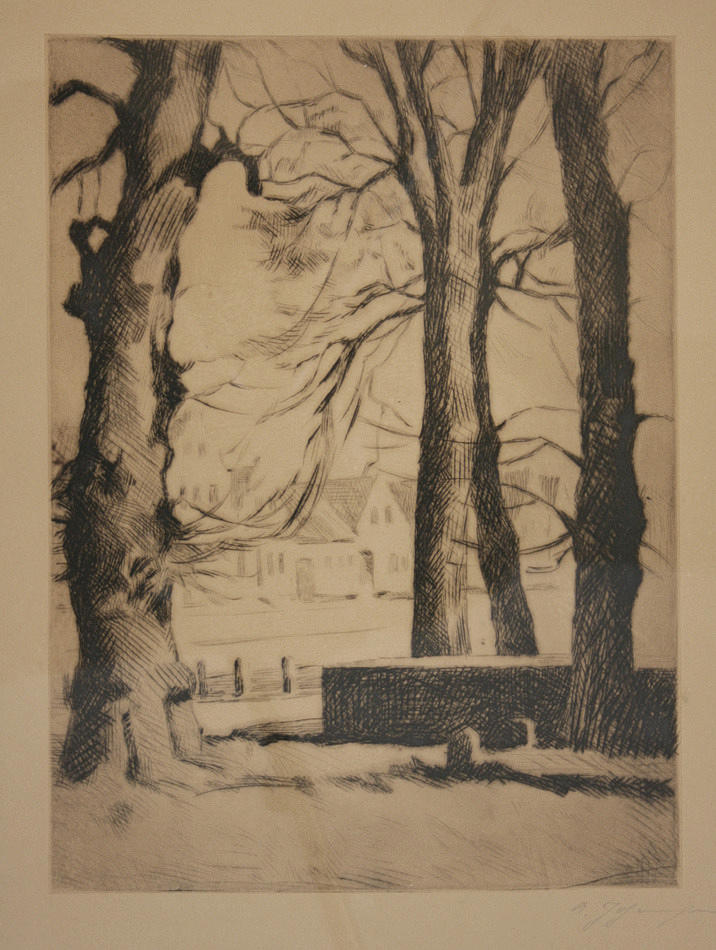 ALBERT JOHANNSEN. Nordfriesische Kleinstadt.