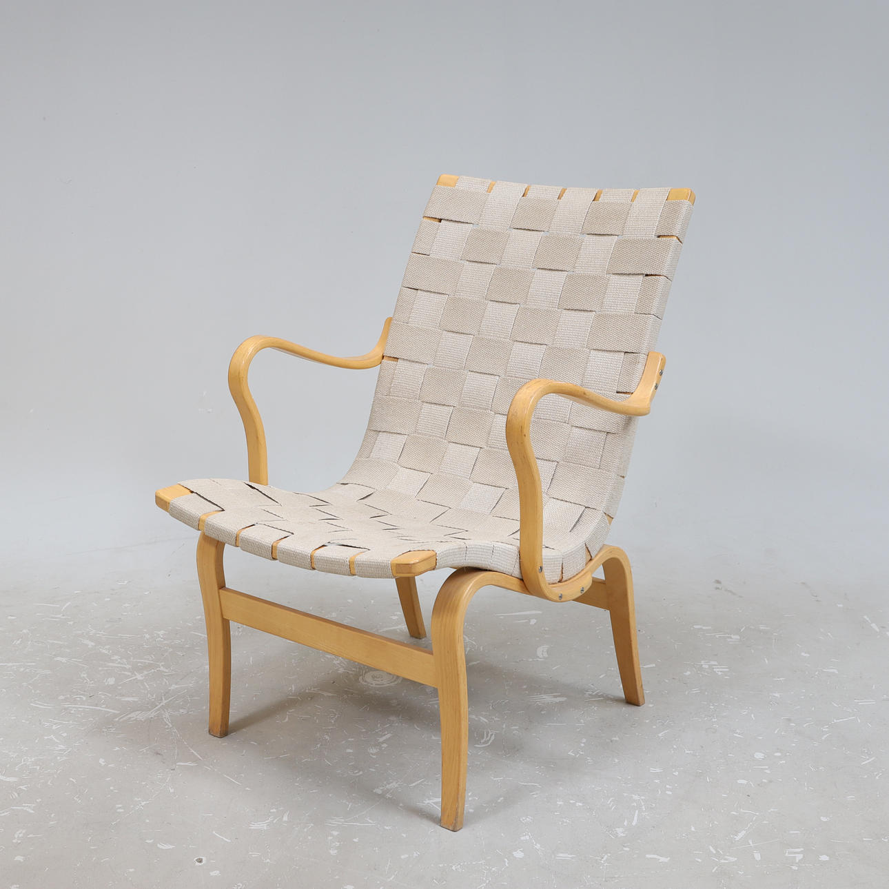 BRUNO MATHSSON. fåtölj, "Eva", DUX.