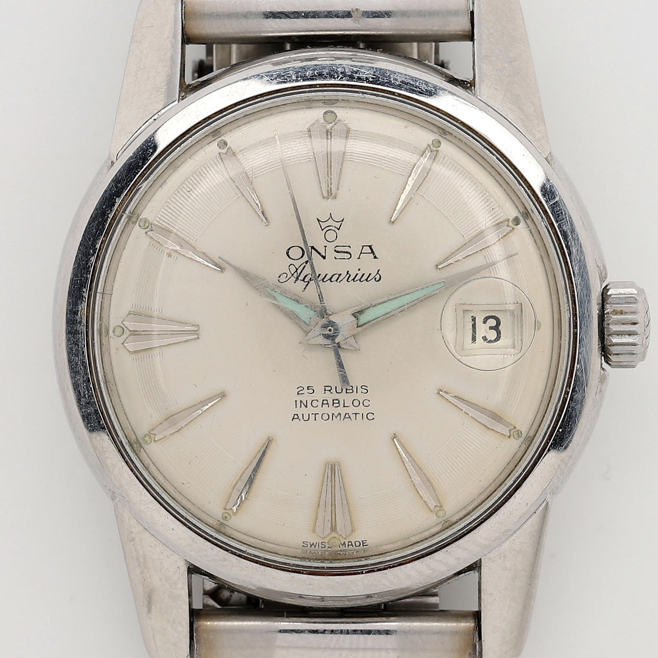 RELOJ DE PULSERA, acero, Onsa Aquarius.