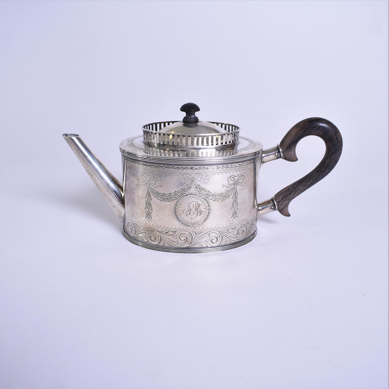 TEEKANNE dänisch Silber A.Halberstadt Eftf - Kopenhagen 1897.