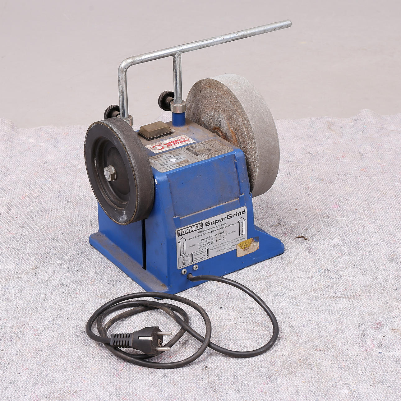 SLIPMASKIN, Tormek SuperGrind.