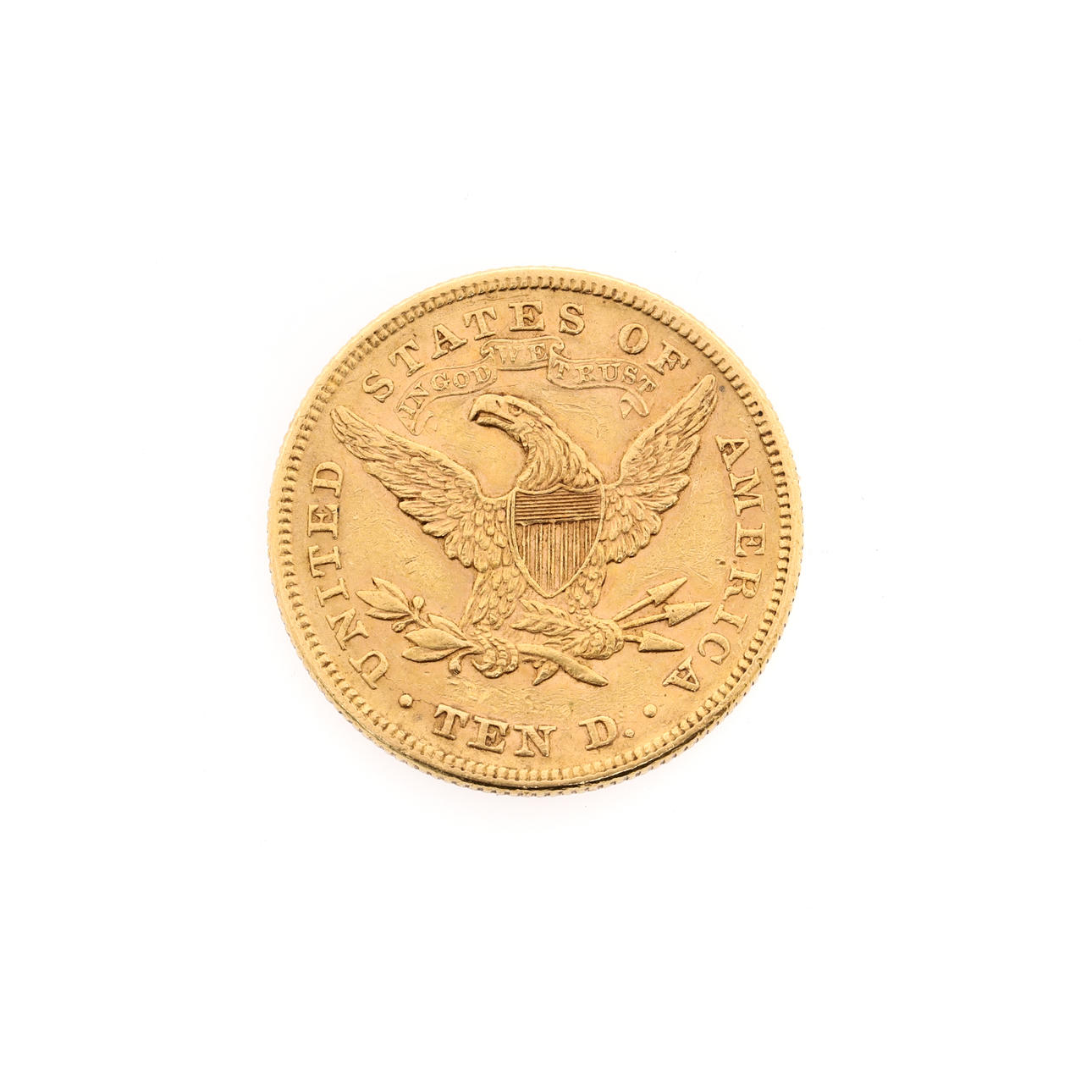USA GOLD ZEHN DOLLAR 1880.