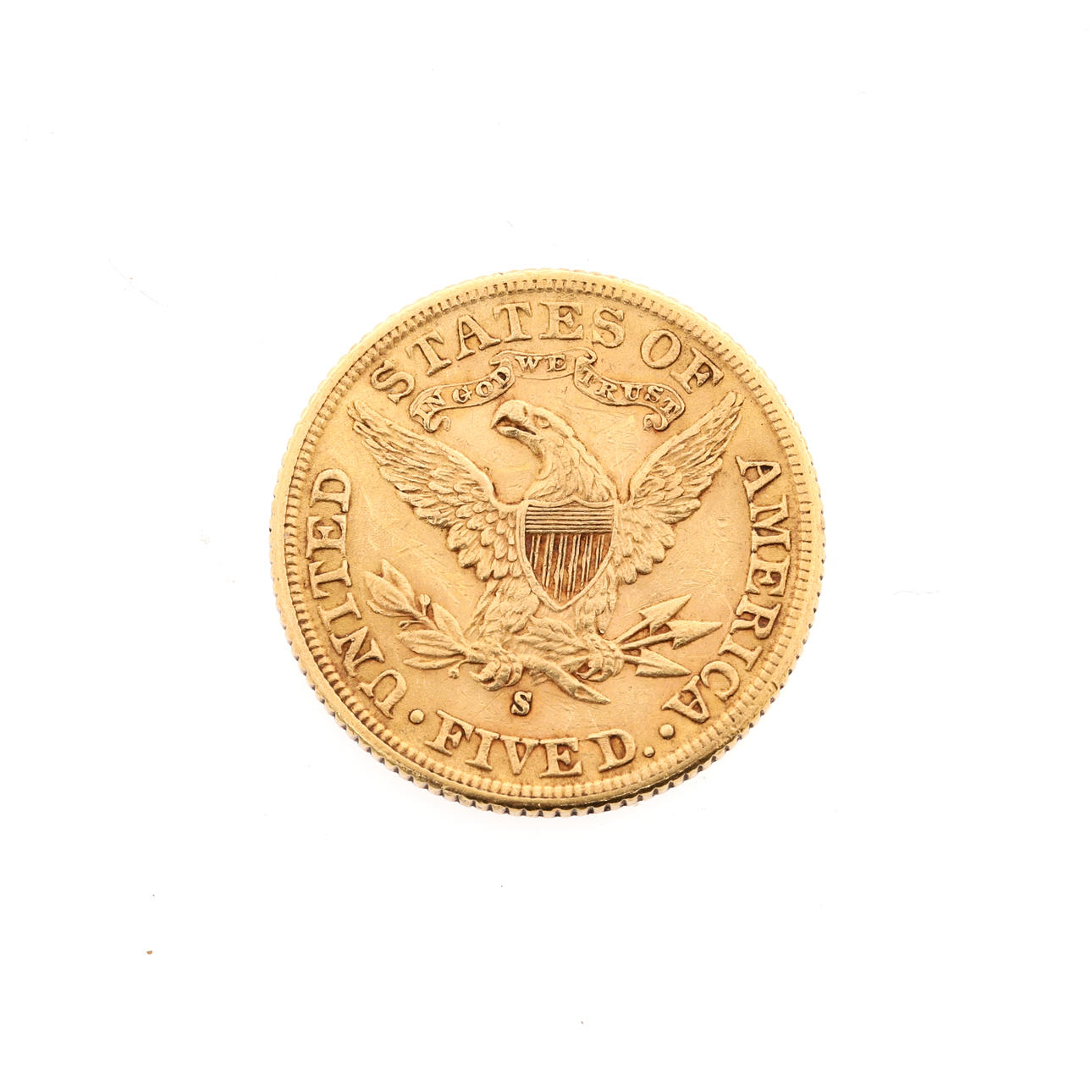 USA GOLD FÜNF DOLLAR 1899.