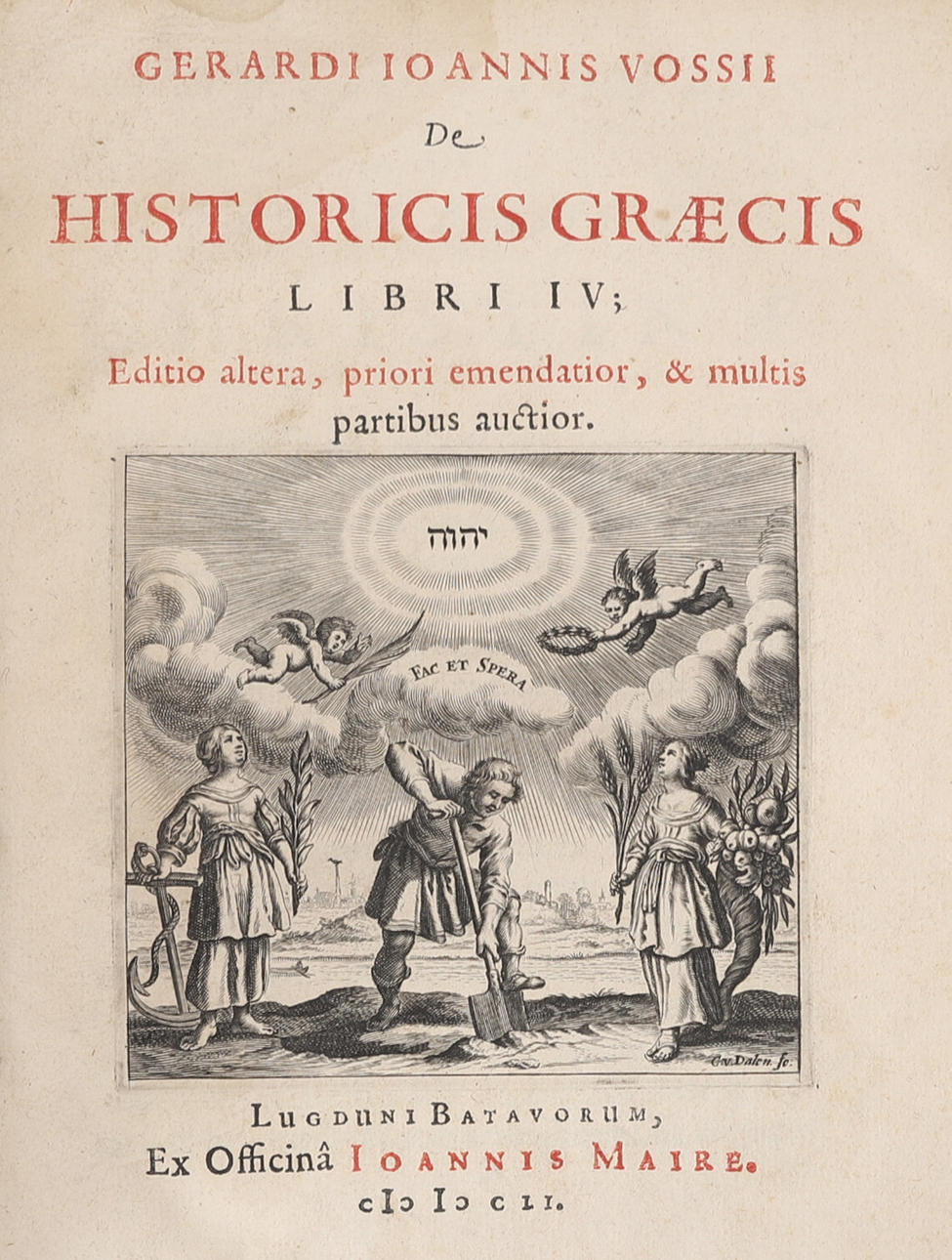 BOK, VOSSIUS Gerhard Johannes 