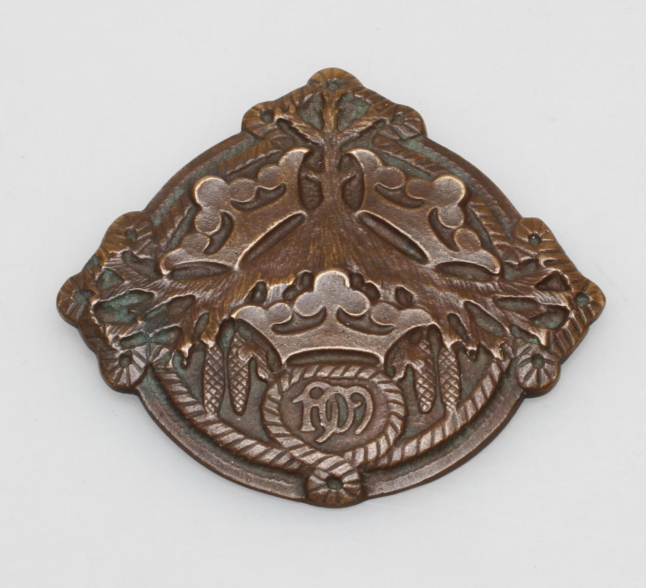 BROSCH, brons, Herman Bergsmans Konstgjuteri AB, signerad.