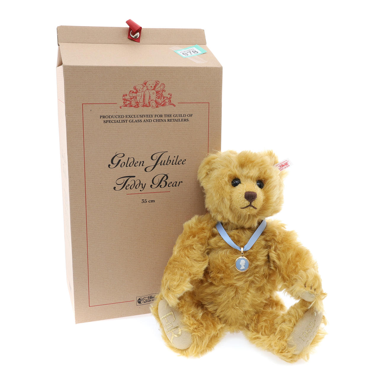 STEIFF: GOLDEN JUBILEE TEDDY BEAR.