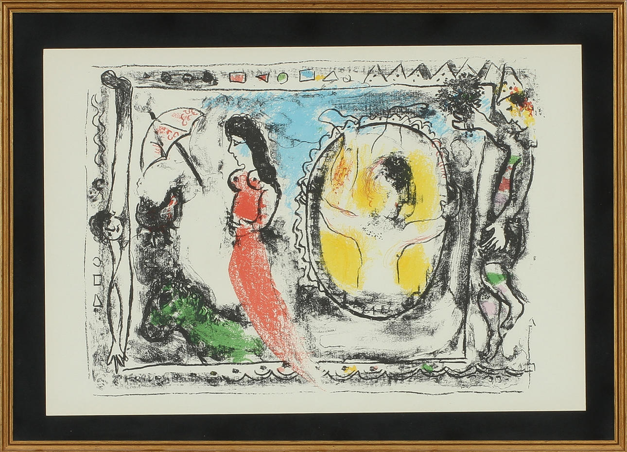 MARC CHAGALL, litografi, efter.