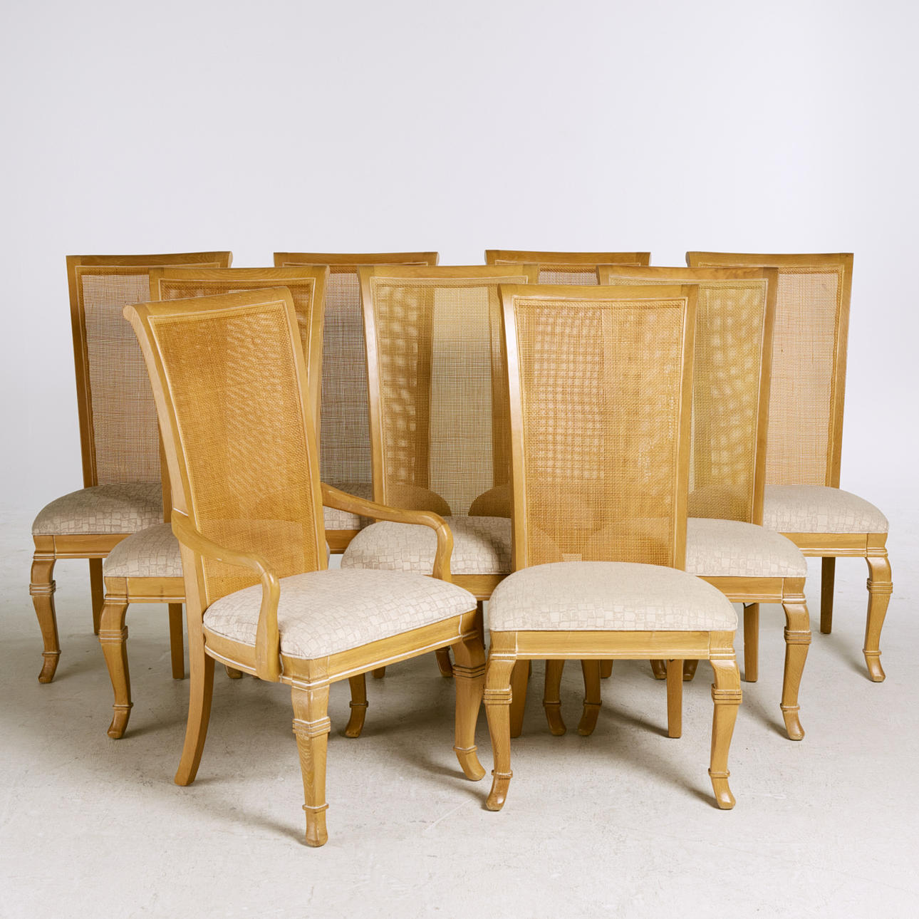 SILLAS DE COMEDOR, estilo americano, 9 uds.