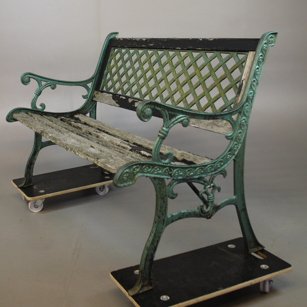 PARKBANK Holz/Metall.