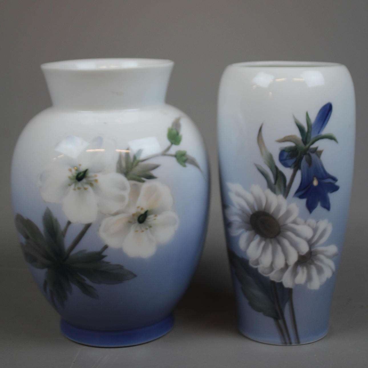 VASES 2 pieces Denmark, Royal Copenhagen.