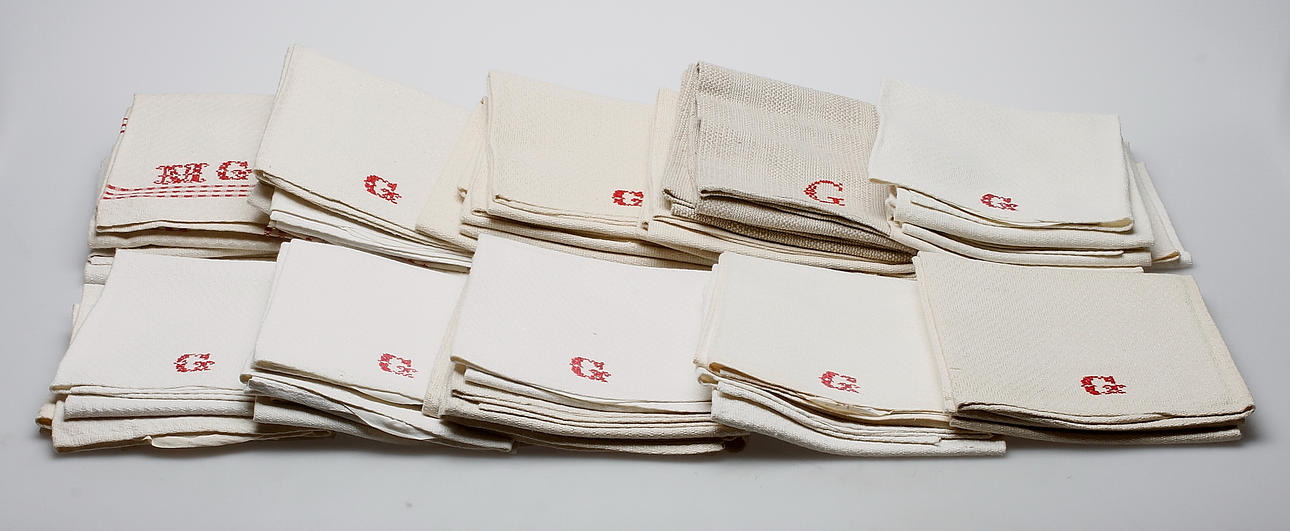 HANDDUKAR, 1900-tal.