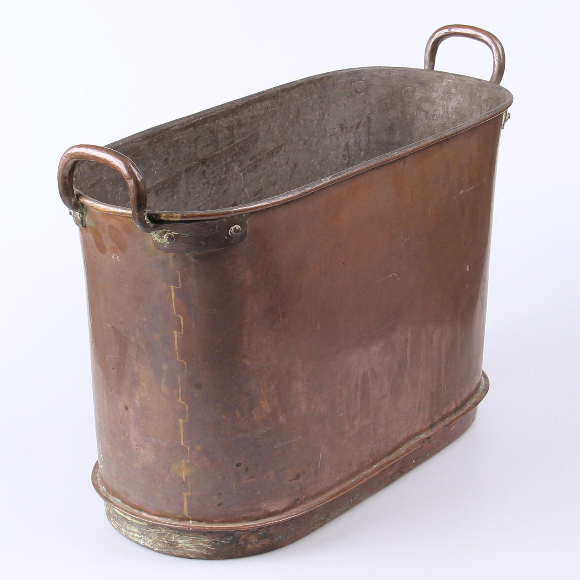 KOPPARKÄRL, med hänklar, 1900-talets första hälft.