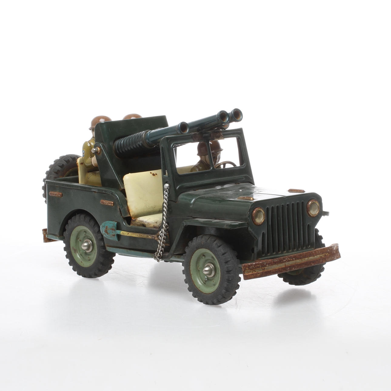 MILITÄRJEEP i plåt, Japan, friktion.