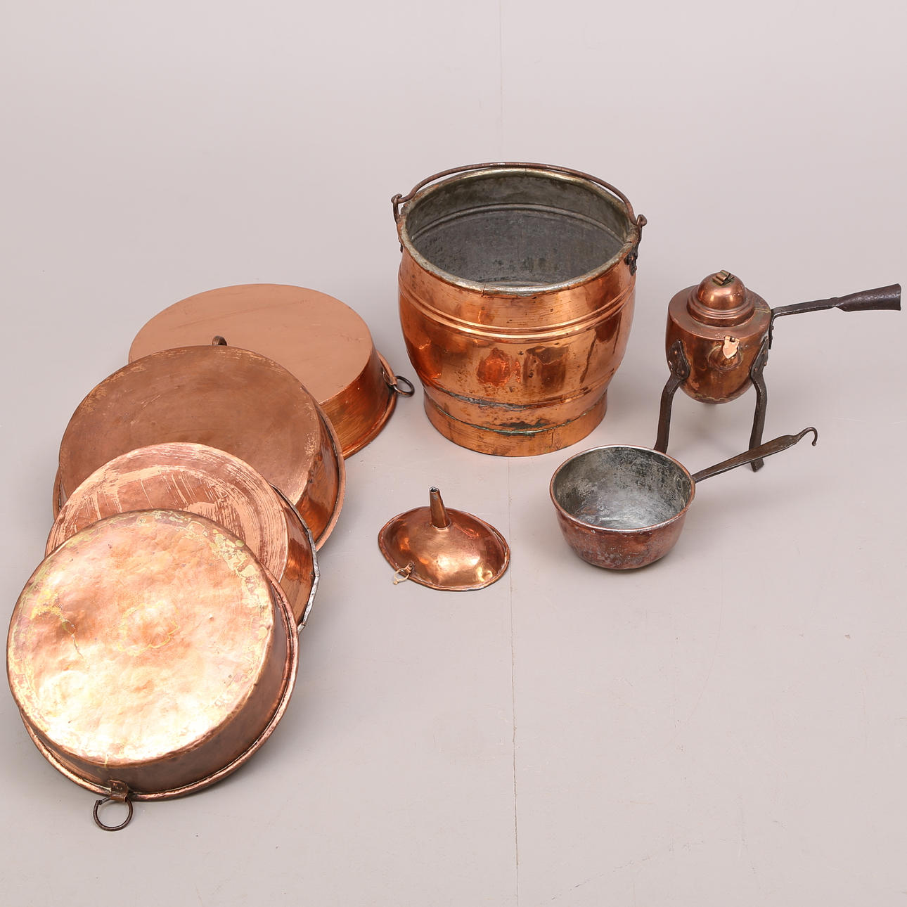 KOPPARFÖREMÅL, 8 st.