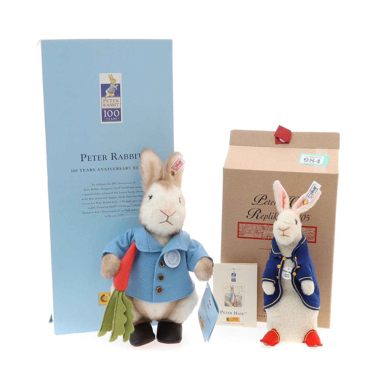 STEIFF: PETER RABBIT 100 JAHRE JUBILÄUMS-EDITION.